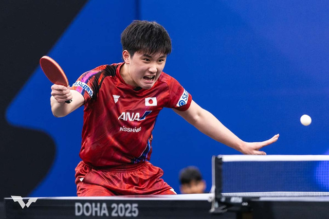 張本智和が日本勢トップの3位で自身初の全日本連覇を狙う　戸上隼輔が23位、篠塚大登が26位｜卓球男子世界ランキング（2025年第4週） 画像