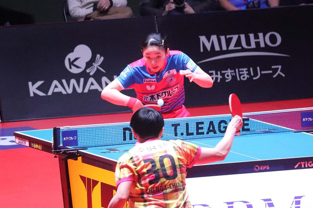張本美和が悔やんだ“9－9”からの攻防　アジアカップから強行出場も敗戦　台湾エースの鄭怡静は「バランスのよくて強い選手」【Tリーグ】 画像