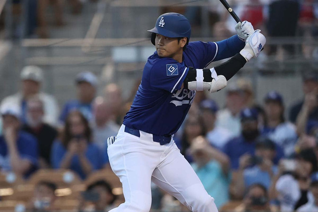 【MLB】大谷翔平、術後の左肩は順調「空振りした時も違和感なかった」 好相性の菊池雄星から豪快アーチに「たまたまです」 画像