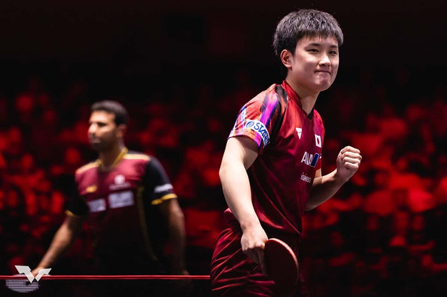 張本智和が日本勢トップの4位、戸上隼輔が25位、篠塚大登が28位　トップ50は変動なし｜卓球男子世界ランキング（2025年第11週） 画像