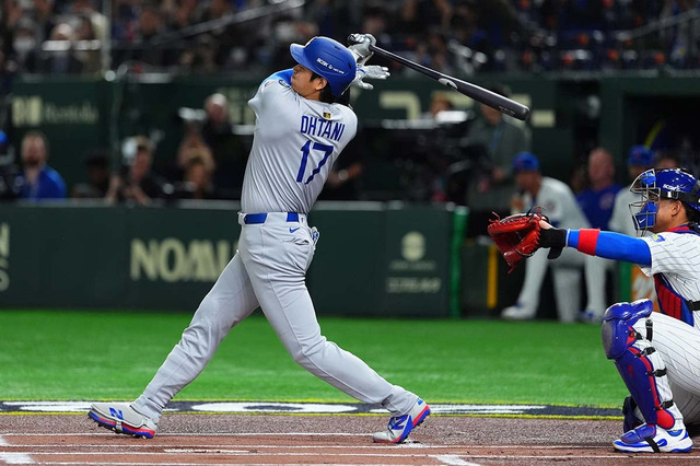 【MLB】大谷翔平、劣勢から強烈“173キロ”今季初安打　同点打呼び込み逆転のホームイン 画像