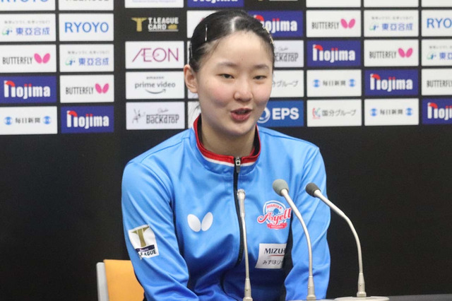 張本美和、大藤沙月＆横井咲桜ら擁するニッペMは「すべてを警戒すべき」 16歳の次世代エースが導く2年ぶりPO制覇【Tリーグ】 画像