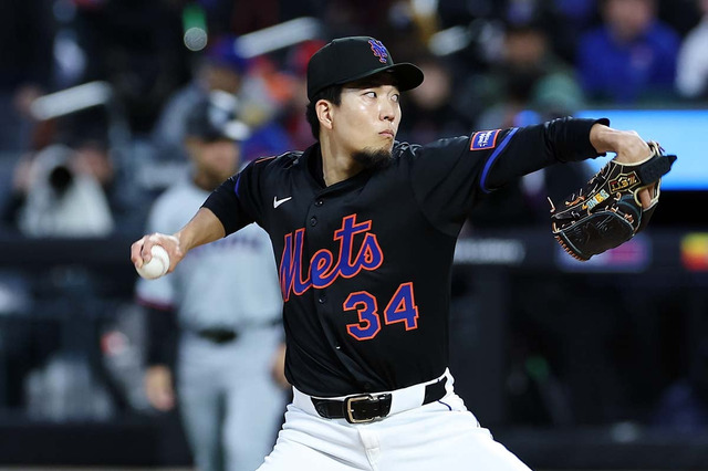 【MLB】千賀滉大、全77球の公式投球データ詳細　“落差130センチ”のゴーストフォークで今季初白星【4月8日マーリンズ戦】 画像