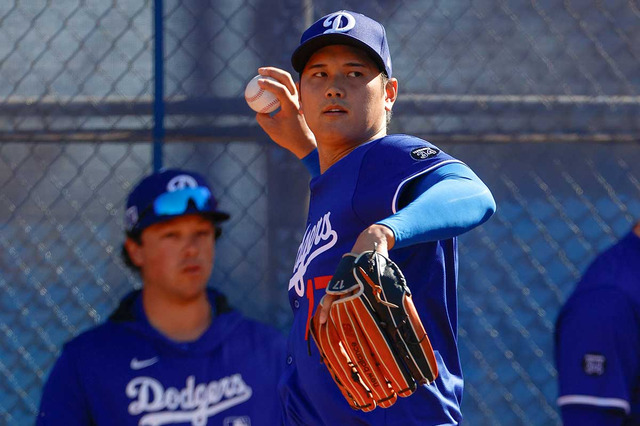 【MLB】大谷翔平、ライブBP登板に前向きも……見通せない投手復帰　ロバーツ監督「10月に万全であることが目標」と長期的視点を強調 画像