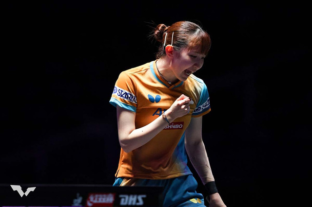 早田ひな、サウスポー対決に勝利でグループリーグ突破 張本美和、大藤沙月に続き決勝T進出を確定【ITTF男女ワールドカップ】 画像