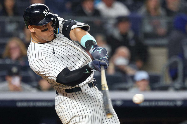 【MLB】ジャッジ、待望の8号アーチで“本塁打王争い”リーグ4位タイに浮上　自身4度目のシーズン50本塁打超えにも期待感 画像