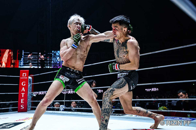 【RIZIN】萩原京平、“2試合連続1RKO”で西谷大成を下す　朝倉未来との再戦要求「あんたの弟子倒しましたよ」 画像