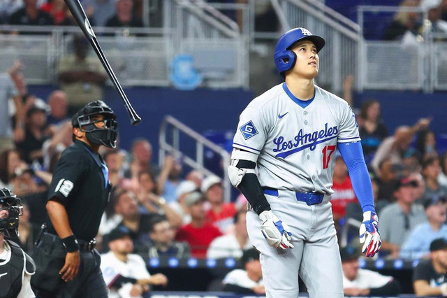 【MLB】大谷翔平が「華麗なバットフリップを披露」と公式注目　2試合連発で確信歩き、鮮やかなパフォーマンスに「アートだ」 画像