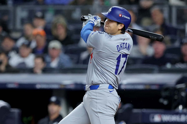 【MLB】大谷翔平、右中間へ“鮮やか三塁打”で先制点の口火「メジャートップタイに浮上だ」 フリーマンの適時打で生還 画像