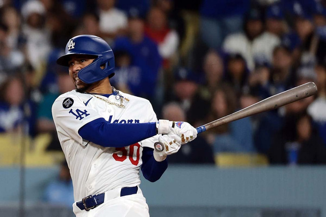 【MLB】復調のベッツ、序盤不振の原因は体調不良による「スイング速度低下」と自己分析 「焦りでバランスが悪化した」と明かす 画像