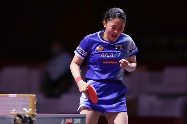 張本美和が世界2位・王曼昱とのメダルかけた大一番へ　シンガポール選手にストレート完勝でベスト8進出【世界卓球2025】 画像