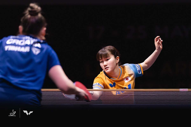 大藤沙月、躍動の21歳がクロアチア難敵に圧巻ストレート 日本勢ベスト8一番乗り、シングルスでもメダル決定戦へ【世界卓球2025】 画像