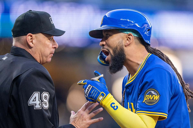 【MLB】「史上最悪の判定」完全なボール球がストライクに、マリナーズ主将が激高し退場処分　昨季も“誤審騒動”の審判 画像
