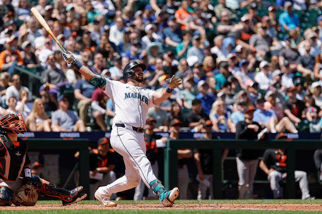 【MLB】マリナーズ正捕手ローリー、両リーグ単独トップ24号でジャッジに3本差　米記者注目の史上最速ペース「シーズン最初の61試合で……」 画像