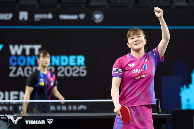 「WTTザグレブ」二冠の大藤沙月が8位　張本美和が6位、伊藤美誠が7位｜卓球女子世界ランキング（2025年第27週） 画像