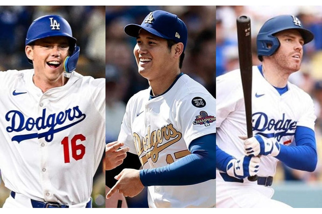 【MLB】ナ・リーグ最多得票の大谷翔平に続いたドジャース勢　首位打者スミスは「球界屈指の攻撃力」フリーマンも「好調を維持」 画像