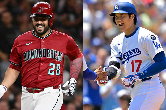 【MLB】スアレスvs.大谷翔平、前日は10分後、今日は7分後に……熾烈極めるナ・リーグ本塁打王争い 画像