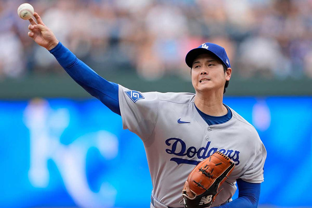 【MLB】「けいれん」で緊急降板した大谷翔平、東海岸の熱帯夜に参ったか ロバーツ監督「湿度のせいで体が……」と明かす 画像