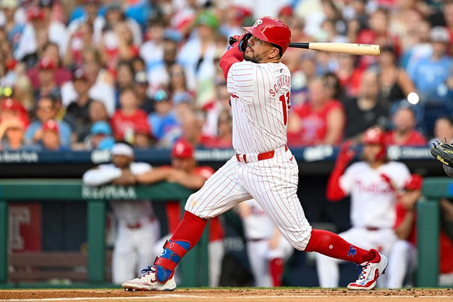 【MLB】“後半戦16試合10発”シュワーバーが「39号2ラン、40号満塁弾」　ナ・リーグ単独二冠王で2位大谷翔平と2本塁打差 画像