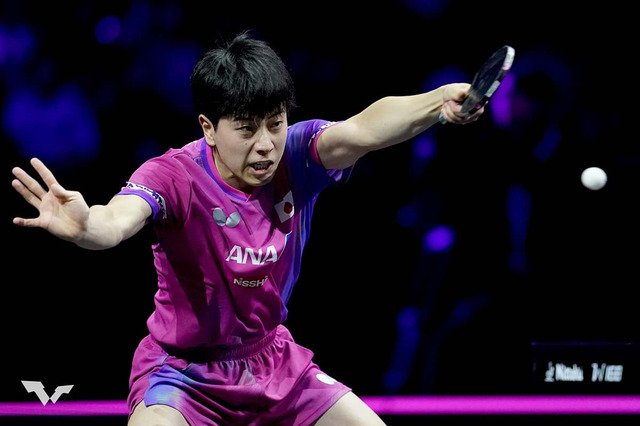 篠塚大登、日韓対決敗戦に「1、2球の差がまだまだ足りない」　21歳サウスポーは新天地・ドイツでの進化を誓う【WTTチャンピオンズ横浜】 画像