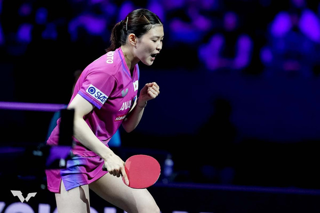 橋本帆乃香、世界女王・孫穎莎から第1G奪取も逆転負け　カットマンが最高峰の舞台で躍動「トップの選手と試合ができて良かった」【WTTチャンピオンズ横浜】 画像