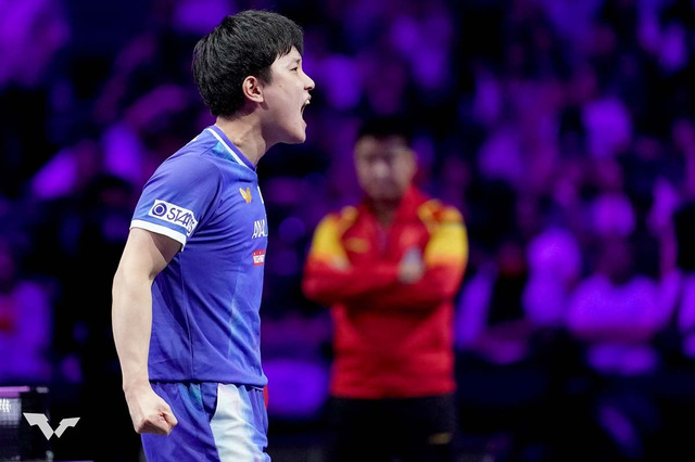 張本智和、中国撃破で日本勢唯一4強入りも「王楚欽とやるまでは負けられない」　“世界No.1サウスポー”との決勝熱望【WTTチャンピオンズ横浜】 画像