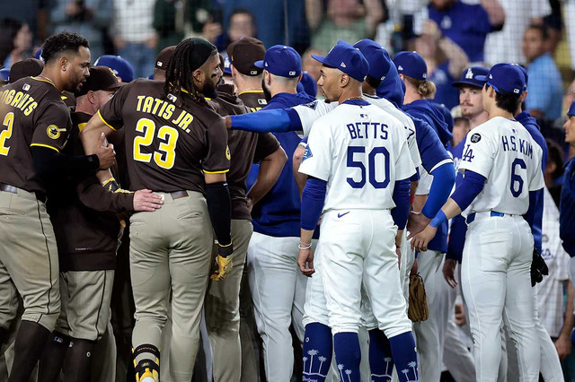 【MLB】「大事な試合であることは確かだが……」ド軍ベッツ、パドレスとの首位攻防戦へ“平常心”を強調「過度に意識する必要はない」 画像