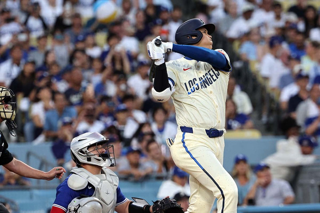 【MLB】大谷翔平「1番DH」スタメン　“過去3発”の好相性、本格派右腕から3試合ぶり44号アーチなるか 画像