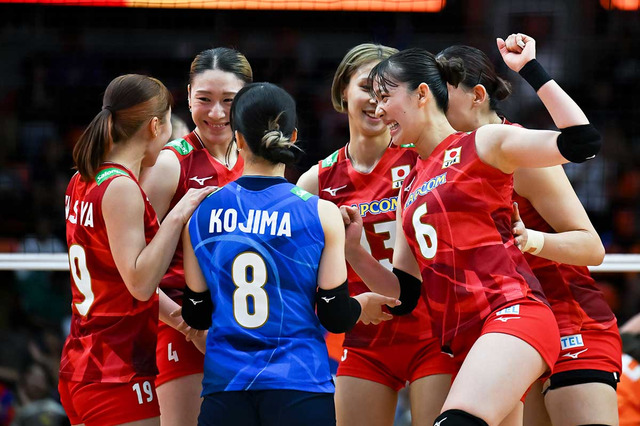 バレー女子日本代表は「主に攻撃面で圧倒した」と公式サイト賛辞、石川真佑の“勝負強さ”が光る……敵将も脱帽「日本の方が優れたチームだった」 画像