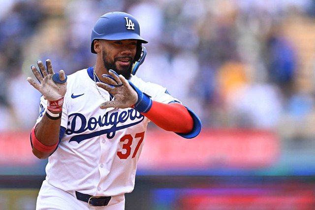 【MLB】ド軍テオスカー、不振脱出の1試合2発に「アメージング」と笑顔　ロバーツ監督も「見極め、スイング……すべて良かった」と太鼓判 画像