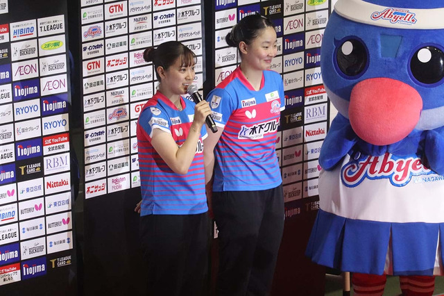 長﨑美柚が2点起用で導いたKA神奈川の完全勝利「4－0で勝つことを目標に」　ホームの大観衆に感謝「いつも以上に頑張れた」【Tリーグ】 画像