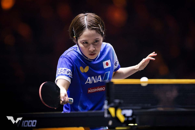 平野美宇、世界女王・孫穎莎との注目対戦で第2G圧倒も1－3で敗戦　随所に好プレーで奮闘も敗れ1回戦で姿を消す【チャイナスマッシュ2025】 画像