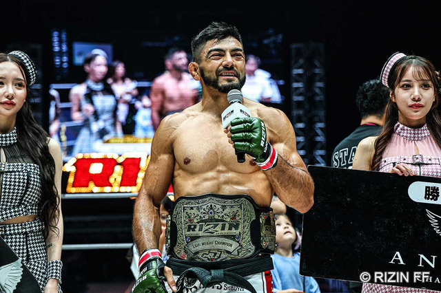 【RIZIN.51】絶対王者サトシ、“鮮烈”チョークでの100秒殺に会場唖然　実況が試合中に“ある暴露”も「実は……」 画像