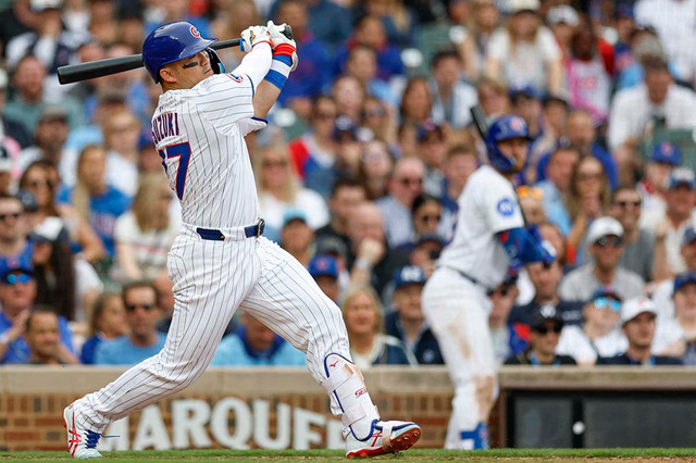 【MLB】「鳥肌立った」鈴木誠也の“5戦連発”はメジャー史上初の快挙　カブス指揮官も「球場の雰囲気が一変、特別な瞬間」と称賛 画像