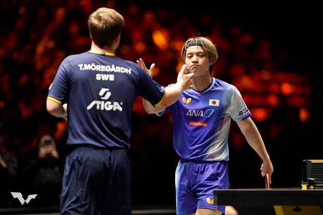 宇田幸矢、快進撃続くサウスポーのパリ五輪銀撃破に賛辞「無敵のウダが支配」　勝負を分けたポイントや次戦にも言及【チャイナスマッシュ2025】 画像