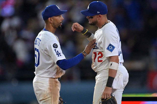 【MLB】ドジャースの“二遊間”が高評価……ベッツとロハスが「ゴールドグラブ賞」最終候補入り　今季60発のローリーは連続選出ならず 画像