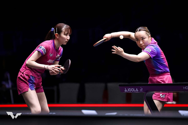 伊藤美誠、早田ひなペアの快勝に大会公式も熱視線「ライバルでパートナー」　張本美和、橋本帆乃香との対戦に注目【WTTスターコンテンダー・ロンドン】 画像