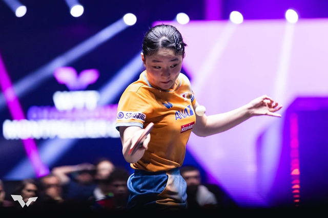 張本美和が40歳ベテランとの初対戦にストレート勝ち　波乱続く女子シングルス、日本の17歳が優勝争いに名乗り【WTTチャンピオンズ・モンペリエ】 画像