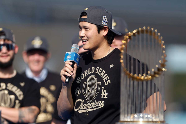 【MLB】大谷翔平、“英語での”3連覇宣言に米複数メディアが注目「大きな挑戦状を叩きつけた」　大谷の“選択”に称賛も「いつもは通訳を介すが……」 画像