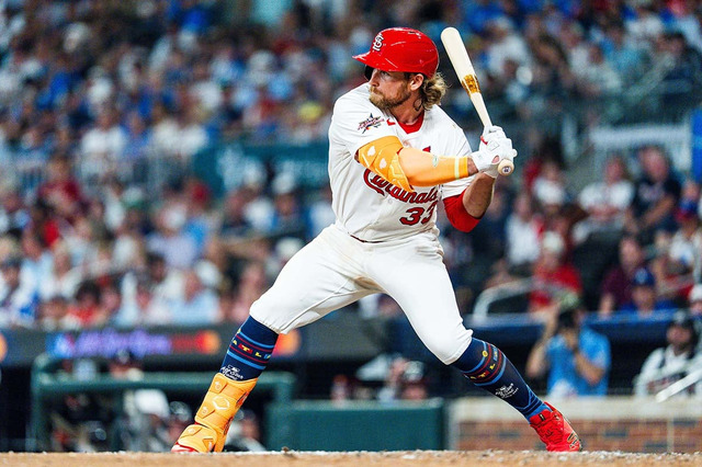 【MLB】カージナルスのドノバン、トレード確率75％……最適な移籍先にドジャース 「リードオフも中軸も打てる」と米メディア指摘 画像