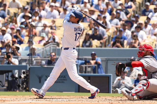 【MLB】大谷翔平のコース別打率、内角高めが驚異の「.348」　今季もっとも本塁打を記録したエリアは…… 画像