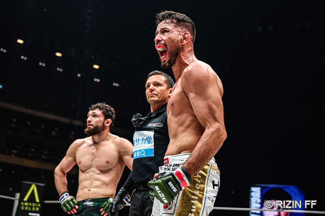【RIZIN】クレベル・コイケ、怪力ケラモフとの元王者対決を制し涙の1年ぶり白星　「シェイドゥラエフ、朝倉未来にリベンジしたい」 画像