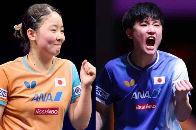 張本美和は会心のストレート勝ち、長﨑美柚は激闘制し8強入り　張本智和＆松島輝空の“トップ2”も貫録の準々決勝進出【WTTチャンピオンズ・ドーハ】 画像