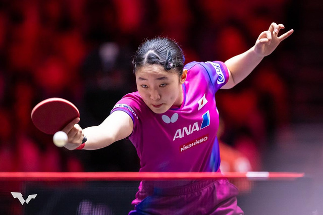 張本美和、存在感高める17歳を中国メディアが警戒「手強いライバル」　大藤沙月との直接対決は「日本の若き才能同士の戦い」【シンガポールスマッシュ】 画像