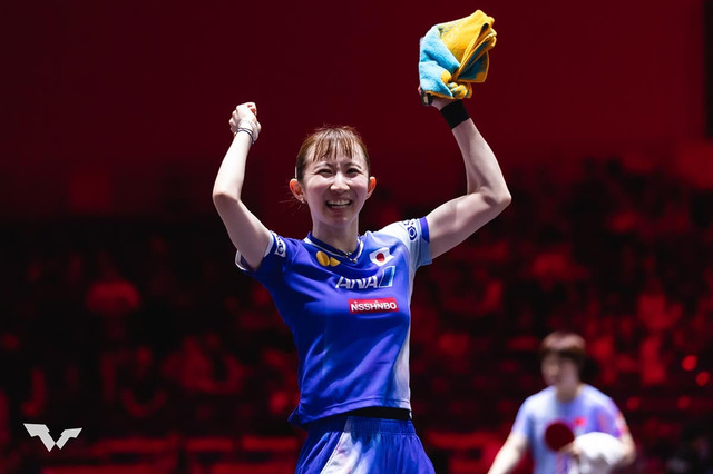 早田ひな、世界5位のサウスポー撃破に明かした想い　触発されたフィギュア金メダリストの存在「私の卓球を見てほしい」【シンガポールスマッシュ】 画像