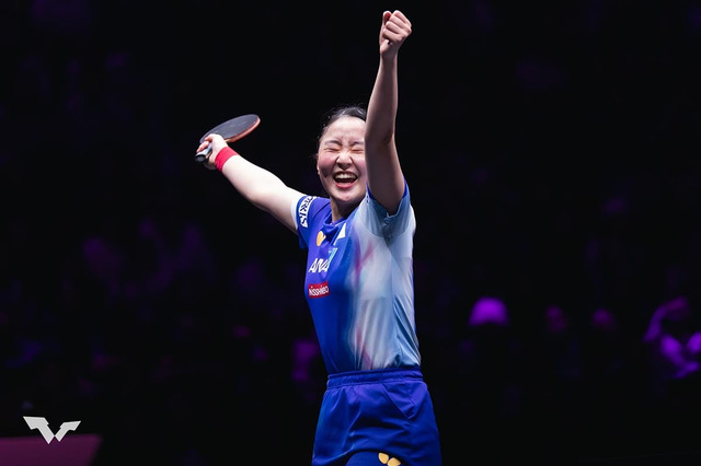 張本美和、世界5位・蒯曼とのフルゲーム激闘制し3度目の正直　17歳の“全日本女王”が中国撃破で悲願の初優勝【WTTチャンピオンズ重慶】 画像