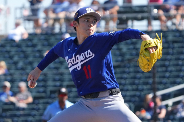 【MLB】佐々木朗希、突如乱れて3者連続四球……改善しない制球難にロバーツ監督も苦言「もっと早く修正を」 画像