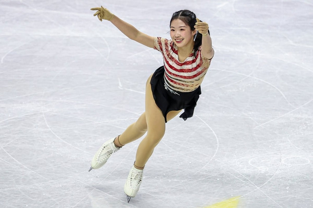 SP8位の中井亜美、代名詞トリプルアクセル不発の理由は……「いつもと違う緊張感」　フリーは楽しむと誓う【世界フィギュア】 画像