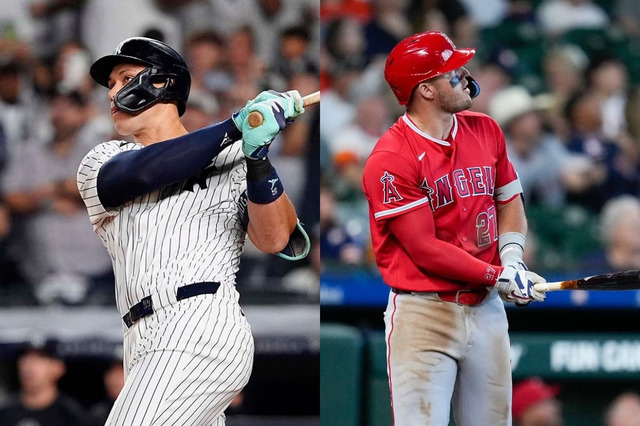 【MLB】レジェンド競演、ジャッジとトラウト“1試合2本塁打”で圧巻のパフォーマンス　壮絶な打撃戦を制したのは…… 画像