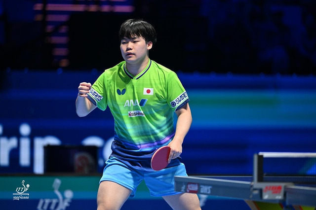 16歳・松島輝空が初出場で中国の世界王者に衝撃ラリー　WTT公式が2024年大会で見せた“死闘”に再脚光【世界卓球2026】 画像